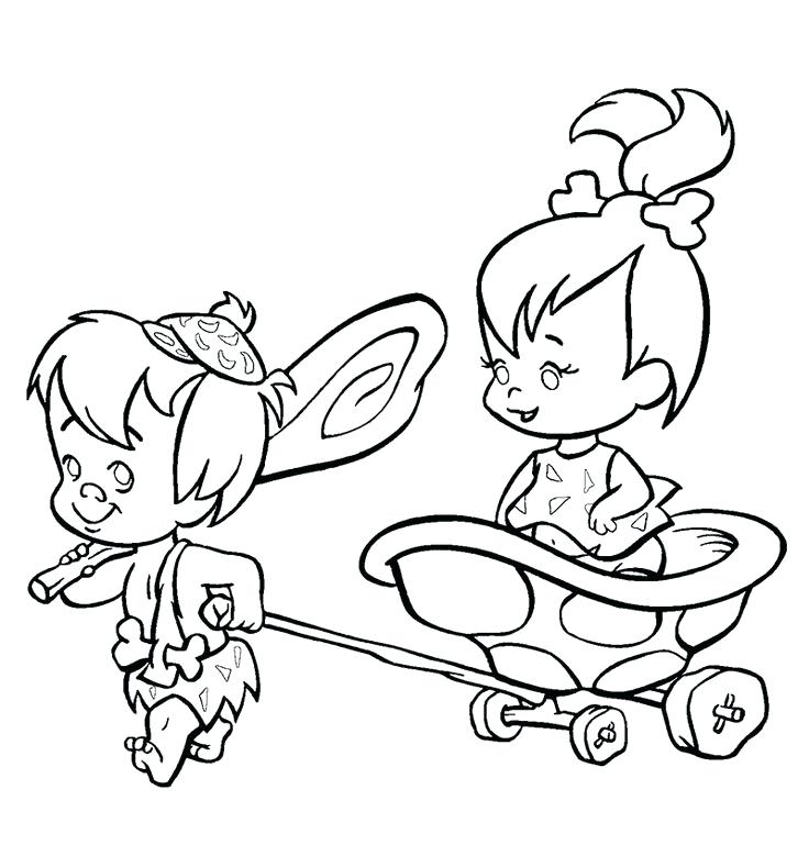 736x769 Flintstone Coloring Pages Flintstone Coloring Pages Coloring Page