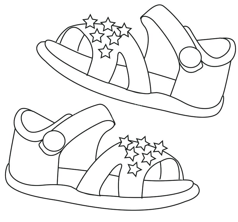 800x745 Flip Flop Coloring Page Flip Flops Coloring Pages Page For S