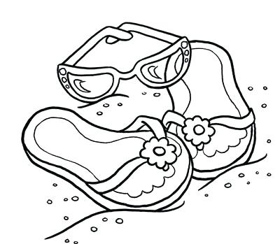 400x349 Flip Flop Coloring Pages Hundreds Of Free Printable Coloring Pages