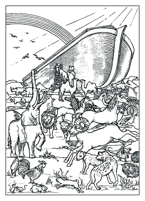600x831 Flood Coloring Pages Ark Coloring Pages Preschool And Ark After