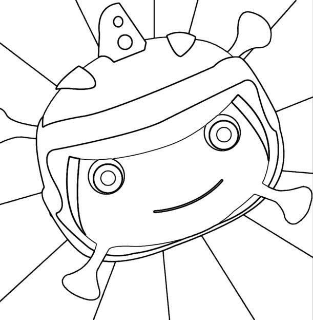 611x623 Floogals Coloring Pages Birthdays