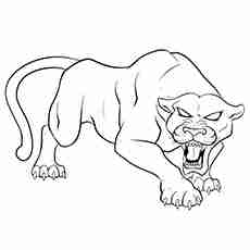 230x230 Panther Animal Coloring Pages Kids 33 Free Entrancing Olegratiy