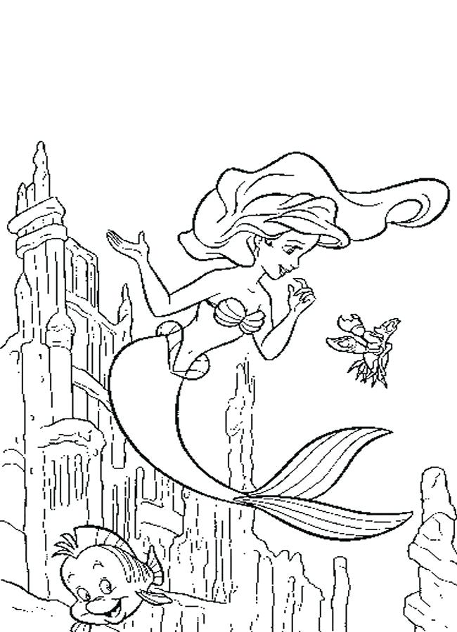Flounder Coloring Pages