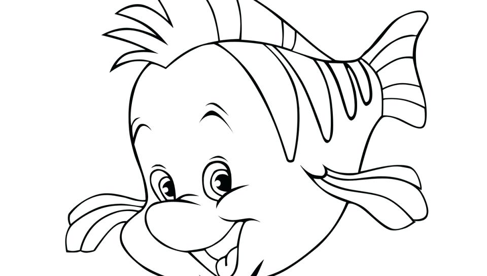 960x544 Coloring Pages Little Mermaid Baby Flounder Coloring Pages