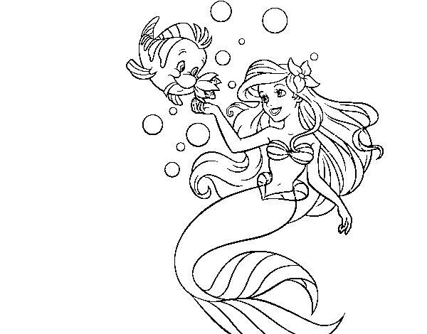 600x470 Flounder Coloring Pages