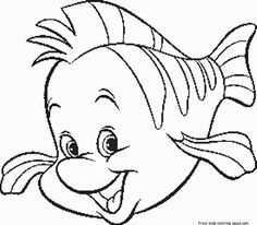 236x206 Little Mermaid Coloring Pages Y Blank Pattern ~ Little Mermaid