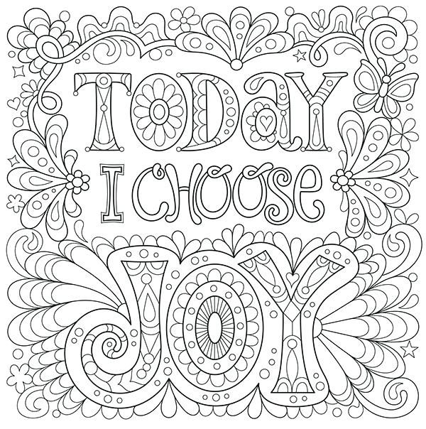 600x604 Coloring Pages For Adults To Print