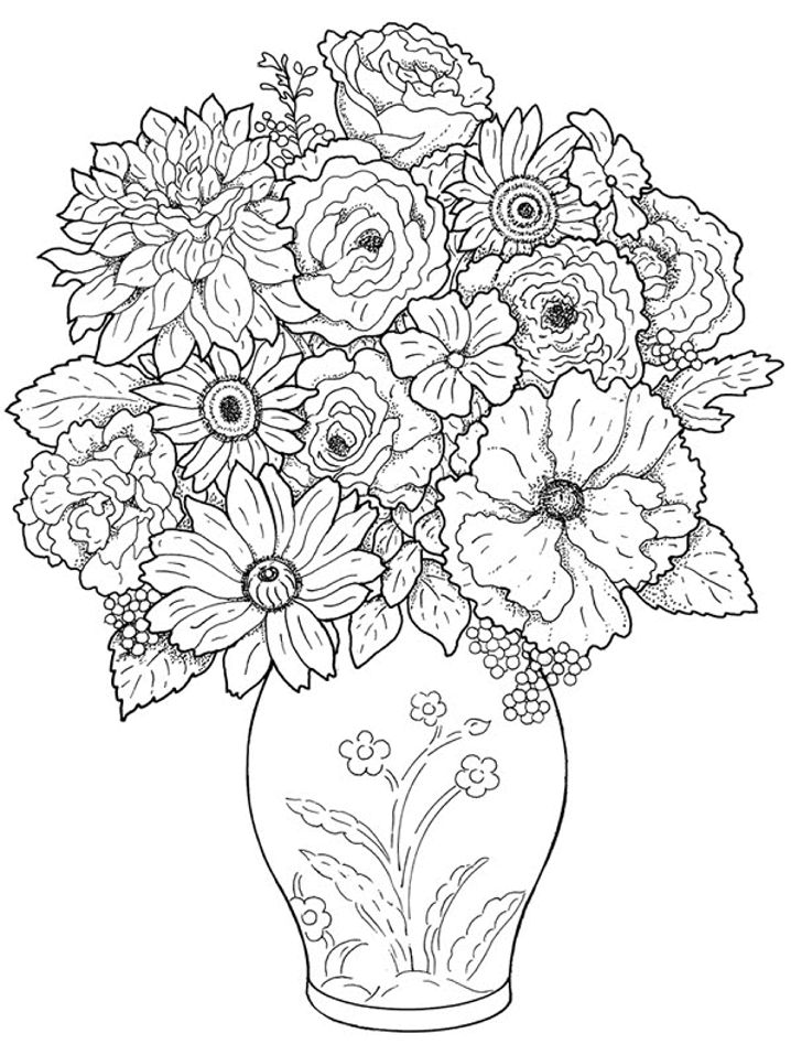 718x957 126 Best Coloring Pages Flowers Images On Print