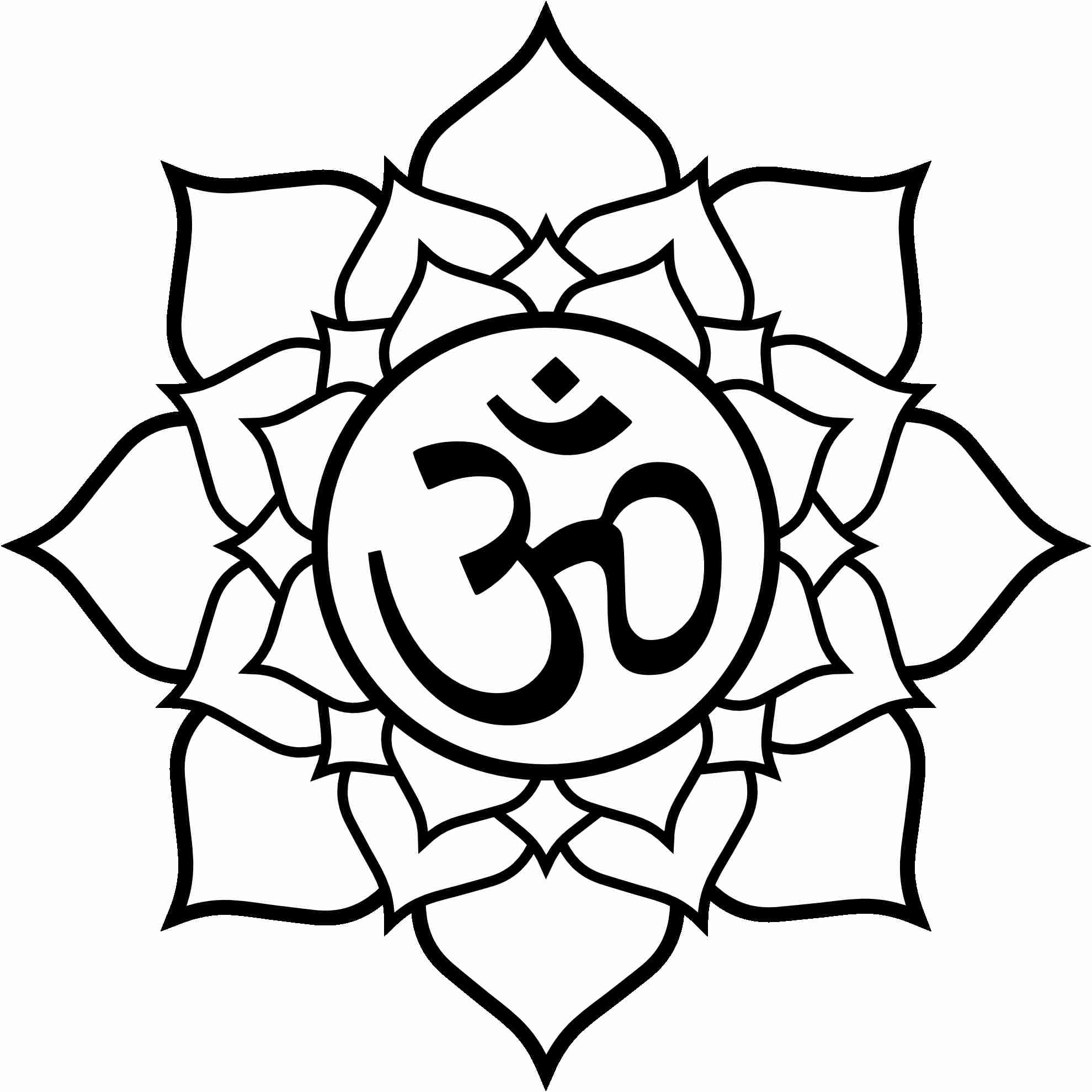 1979x1979 White Lotus Flower Clip Art Jos Gandos Coloring Pages For Kids