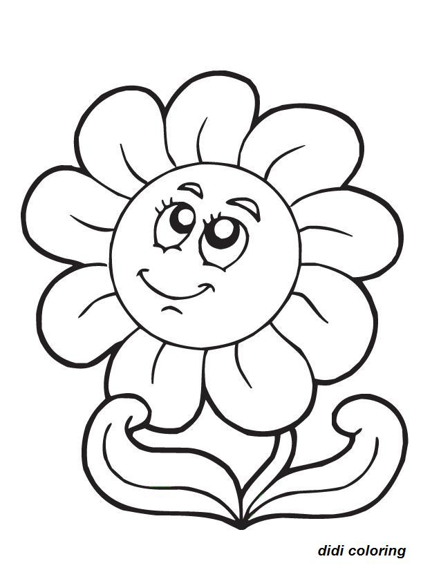 638x825 Flowers Coloring Pages Printable Free 12 Flower Coloring Pages