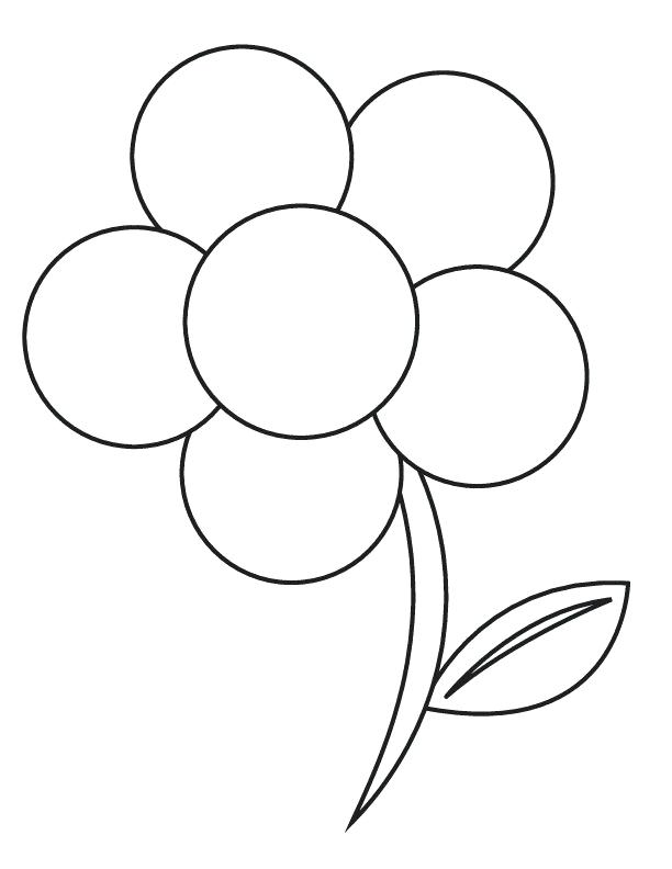 612x792 Flower Coloring Pages For Preschoolers Flower Adult Coloring Pages