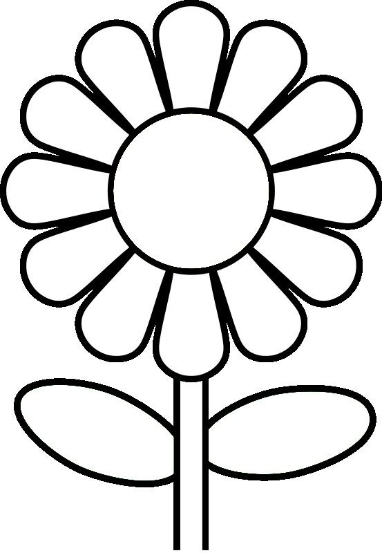 553x800 Coloring Pages For Preschoolers Preschool Flower Coloring Pages