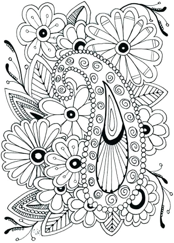567x794 Gallery Adult Coloring Pages Flowers Printable,