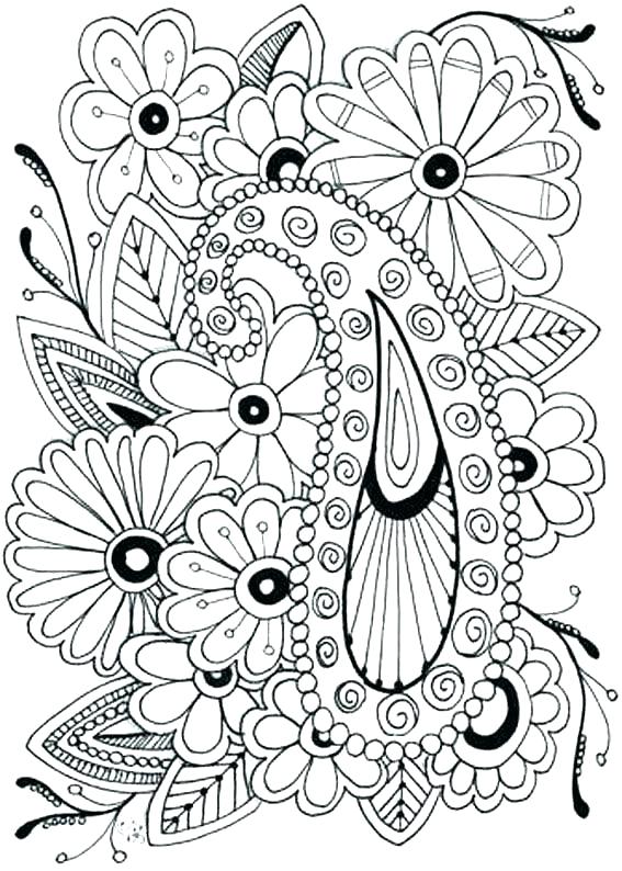 567x794 Flower Coloring Pages To Print Printable Flower Coloring Pages