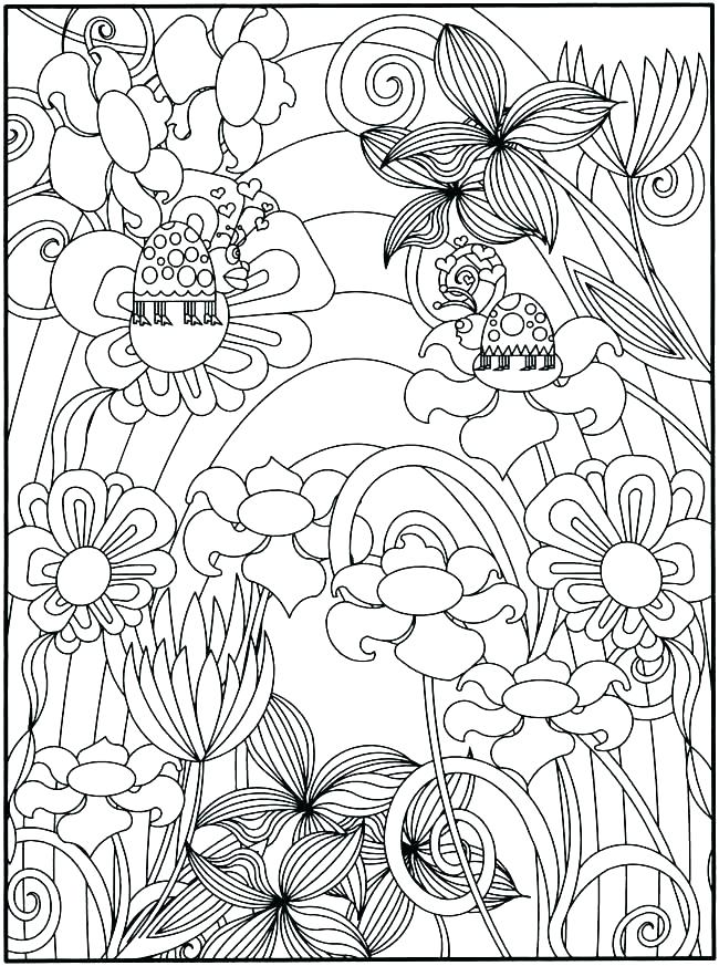 650x873 Garden Coloring Page Flower Garden Coloring Page Garden Coloring