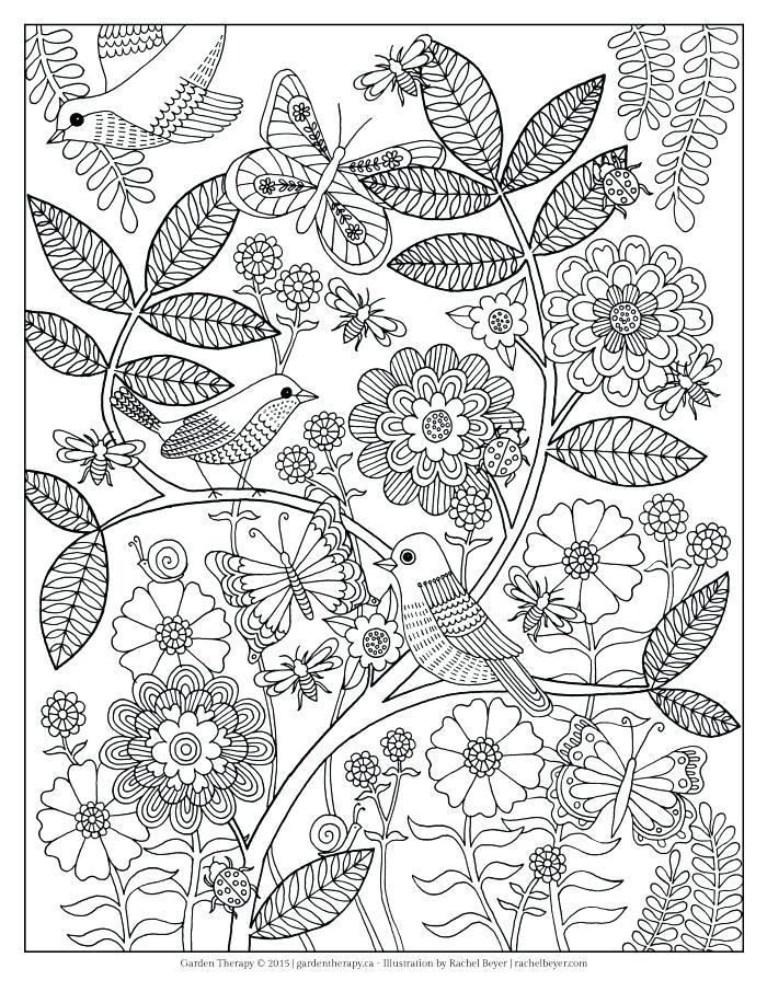 700x906 Garden Coloring Pages Coloring Pages Thanksgiving Flower Garden