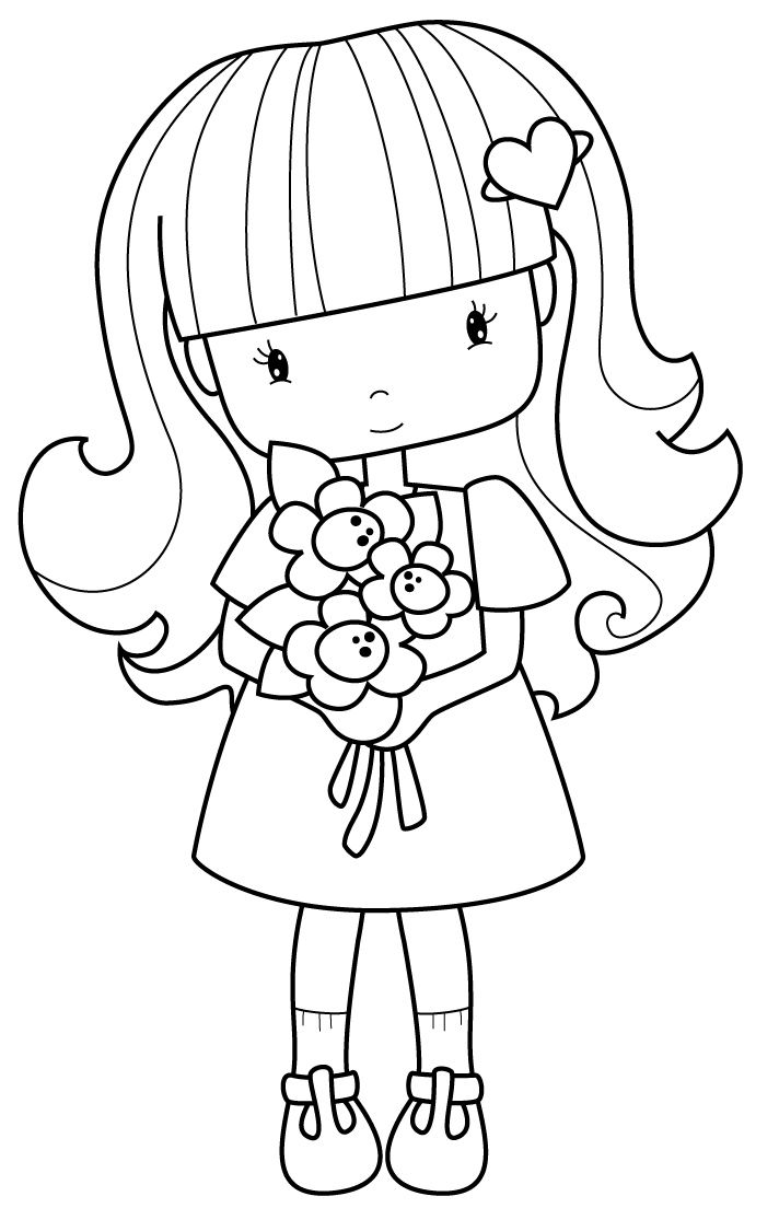 712x1104 Flowergirl.jpg Coloring Pages