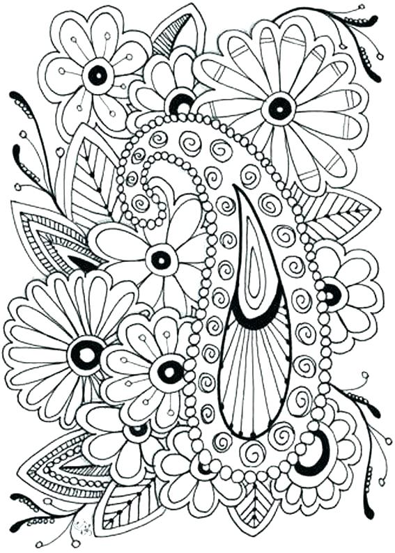 567x794 Flower Design Coloring Pages Coloring Page Of A Flower Color Page