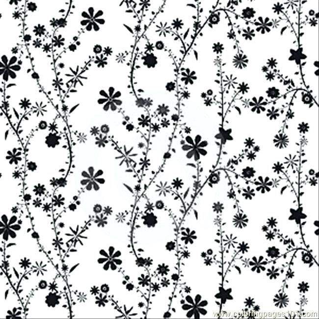 650x650 Flower Pattern Coloring Page Free Painting Flower Pattern Coloring