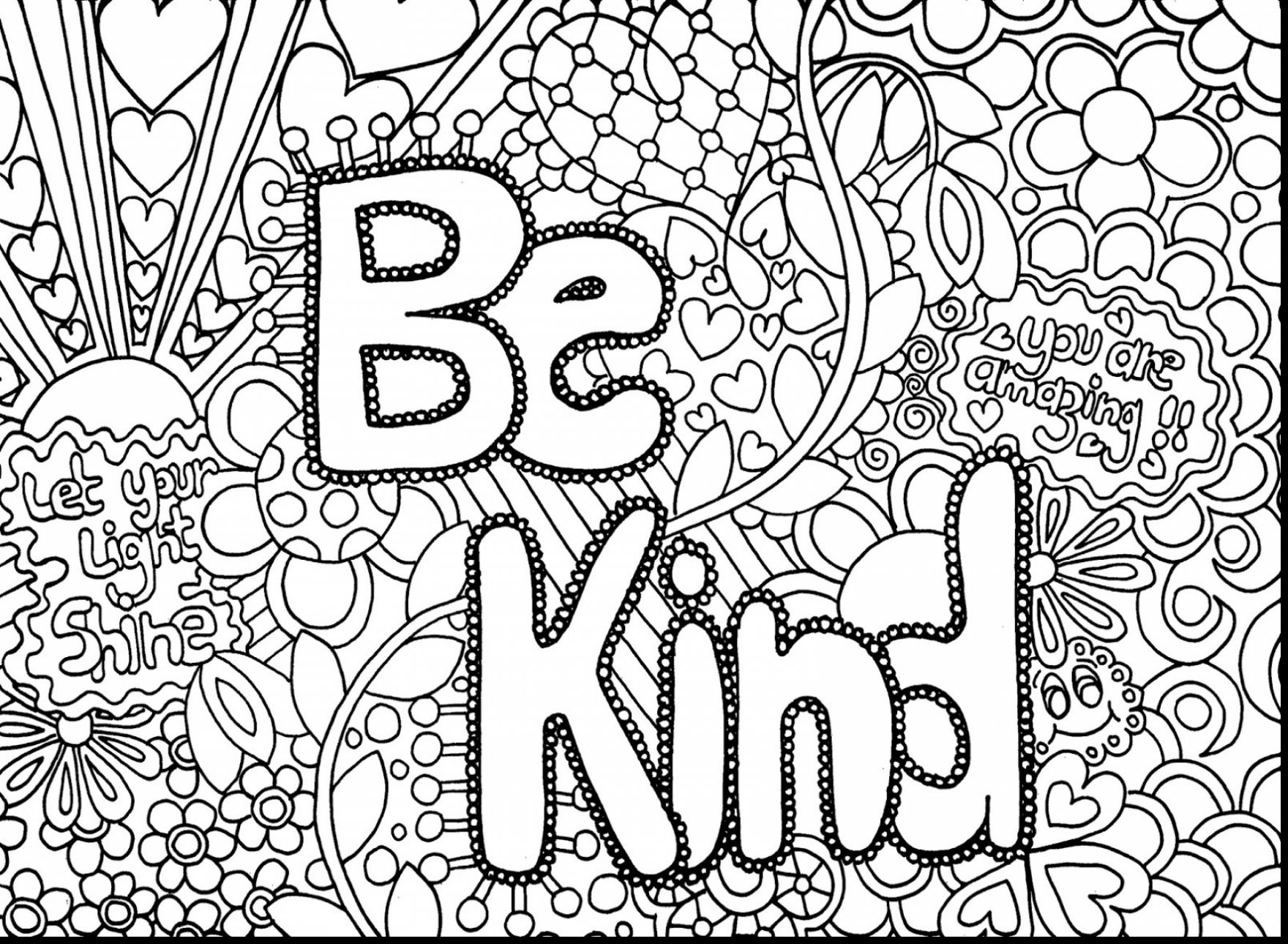 1760x1290 Awesome Unbelievable Flower Pattern Coloring Page With Hard