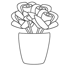 230x230 Top 25 Free Printable Beautiful Rose Coloring Pages For Kids