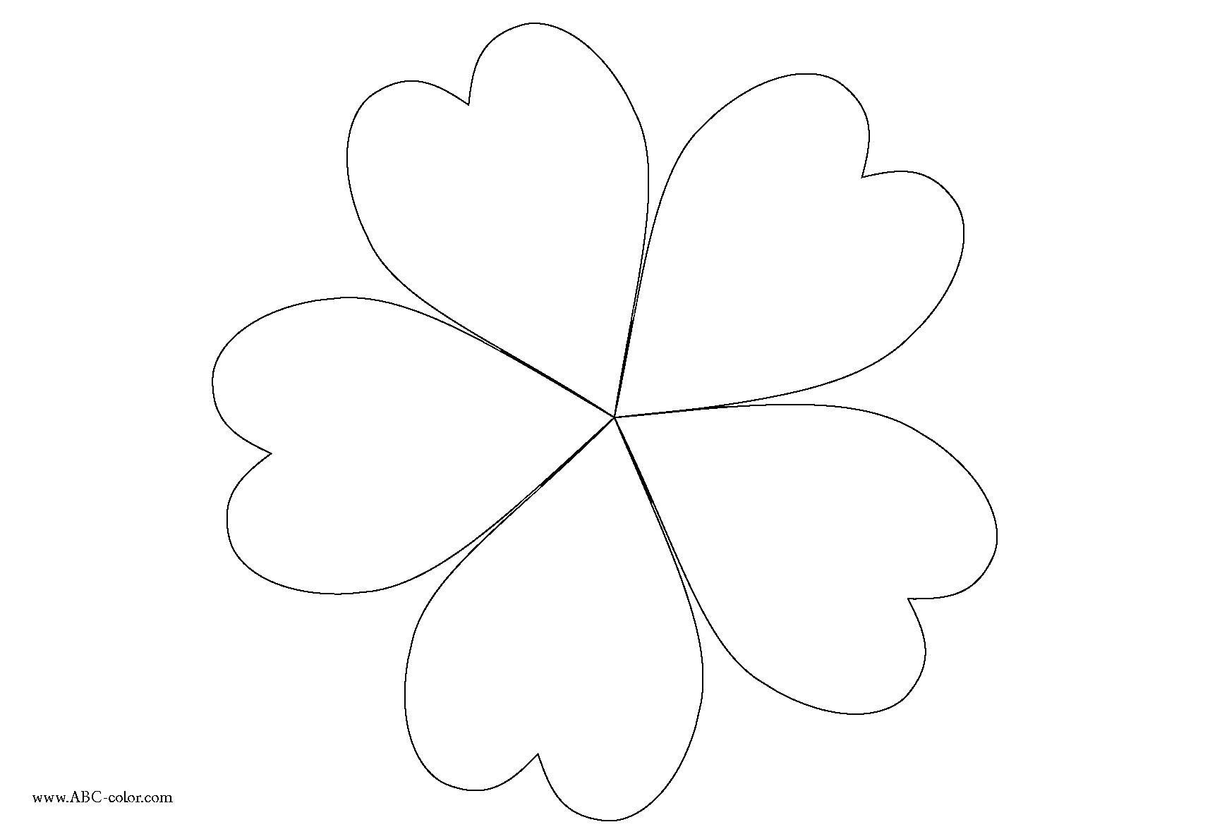 1715x1183 Coloring Pages Flower Petals Simple Colorings