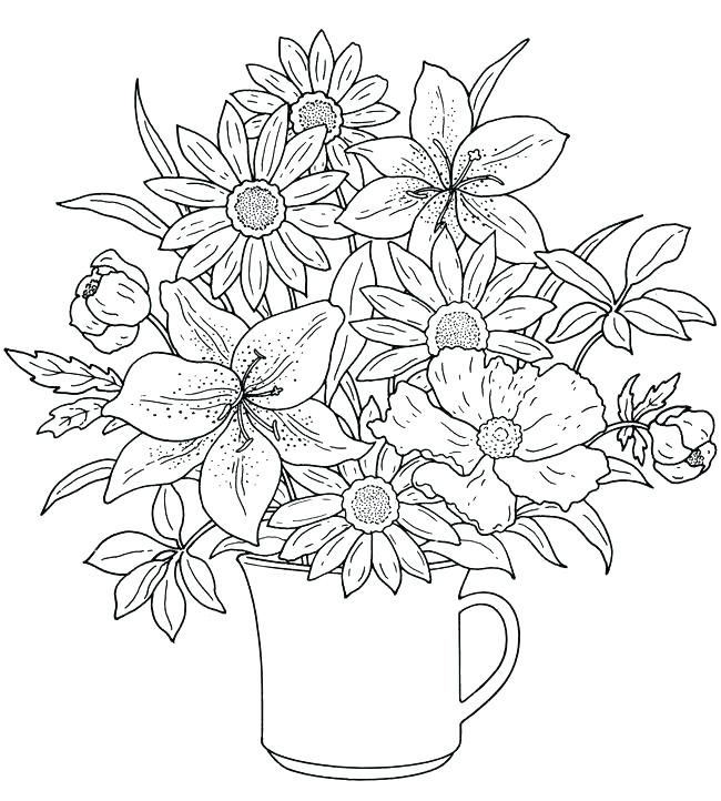 650x722 Flower Print Out Coloring Pages Smile Flower Welcome Spring Flower