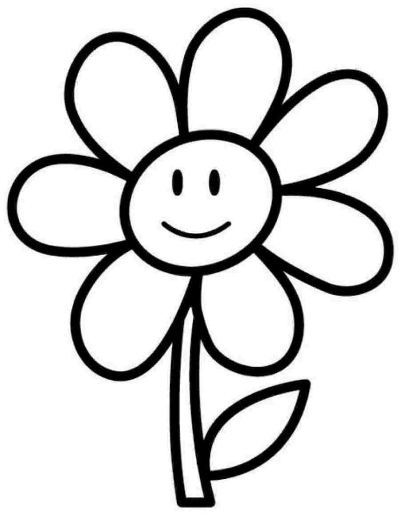 799x1024 Flower Coloring Pages For Toddlers Fresh Beautiful Flower Coloring