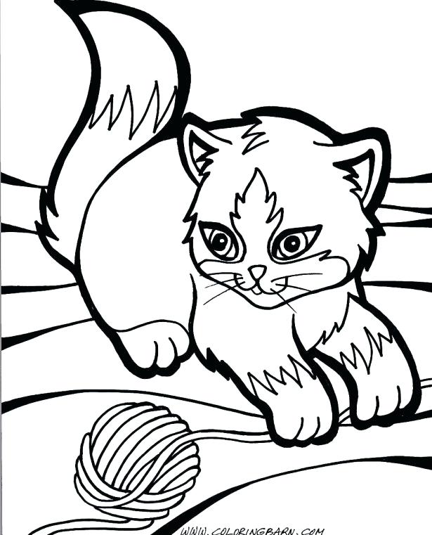 615x761 Cat Coloring Pages For Adults