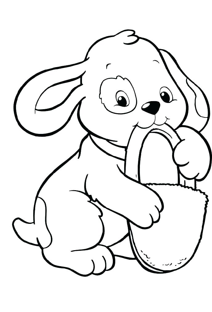 688x1009 Puppies Coloring Page Fluffy Puppy Dog Printable Coloring Page