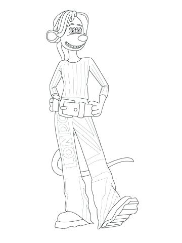 360x480 Flushed Away Coloring Pages Flushed Away Coloring Pages 2 Coloring