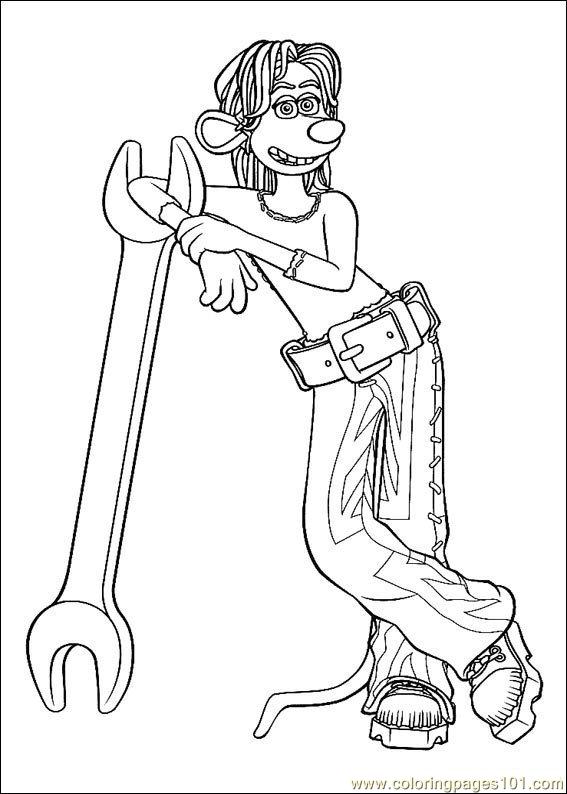 567x794 Flushed Away Coloring Pages (6) Coloring Page