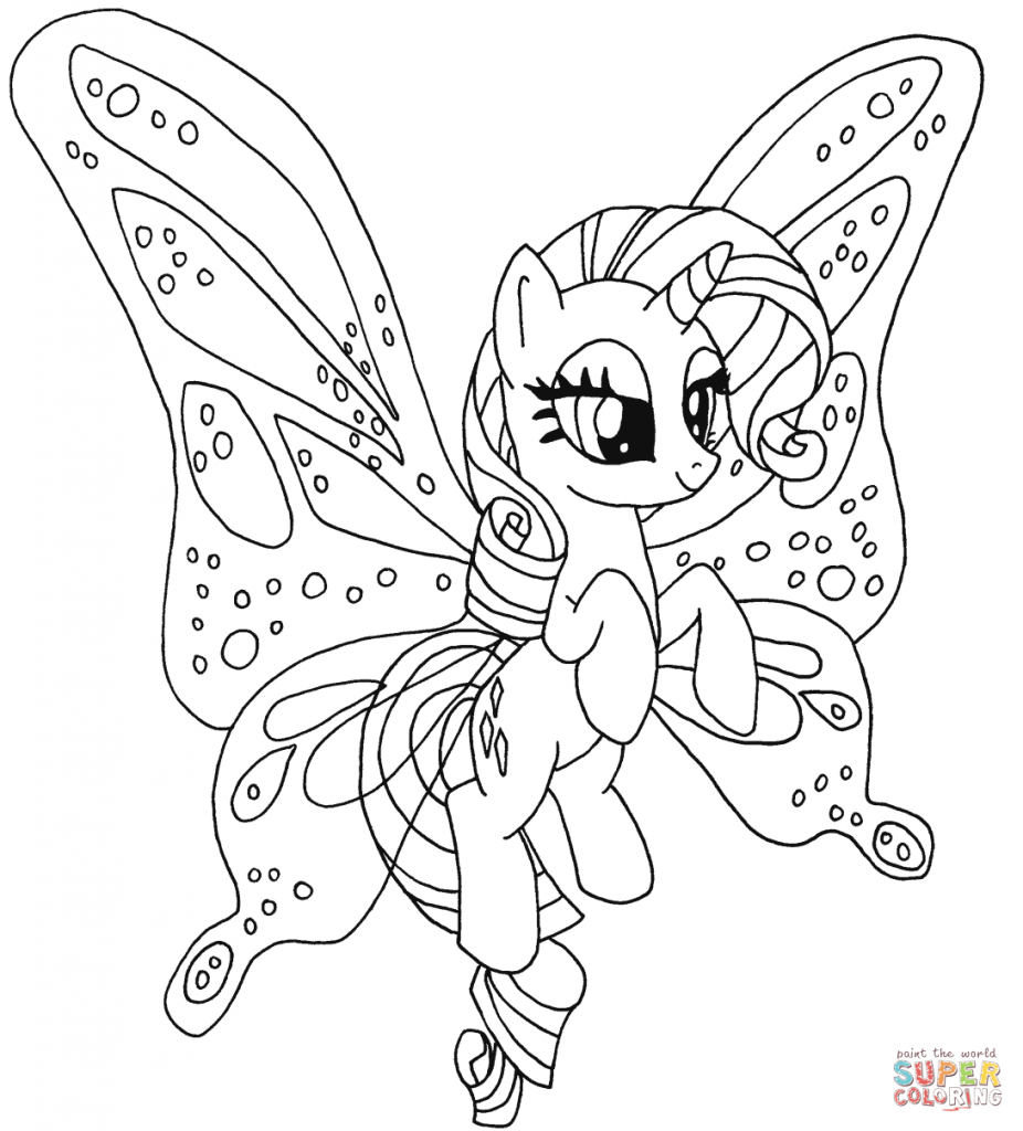 926x1024 Rarity Pony Download Cartoon Coloring Page