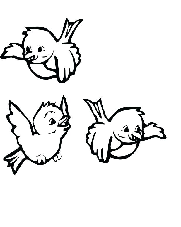 618x773 Coloring Various Bird Coloring Pages Printable Baby Bird Three