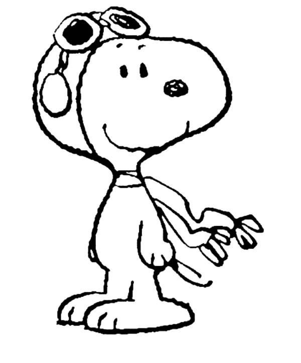600x725 Snoopy The Frequent Flyers Coloring Pages Best Place To Color