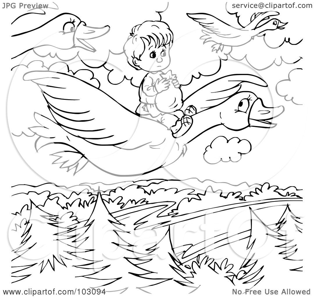 1080x1024 Royalty Free (Rf) Clipart Illustration Of A Coloring Page Outline