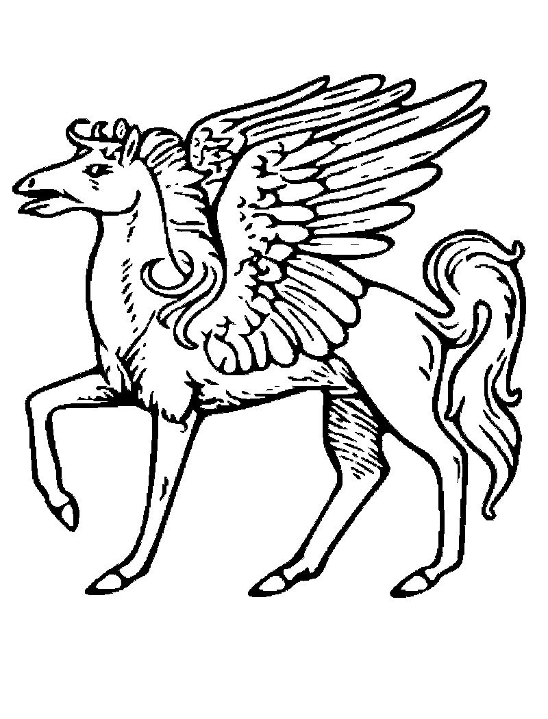 800x1050 Unique Adult Coloring Pages Pegasus Design Printable Coloring Sheet