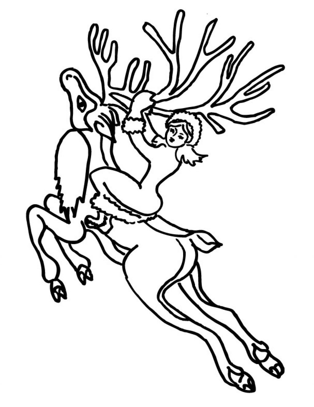 1024x1327 New Reindeer Coloring Pages Gallery Printable Coloring Sheet