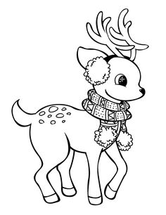 236x306 Santa Pictures To Print Santa's Reindeer Coloring Sheet