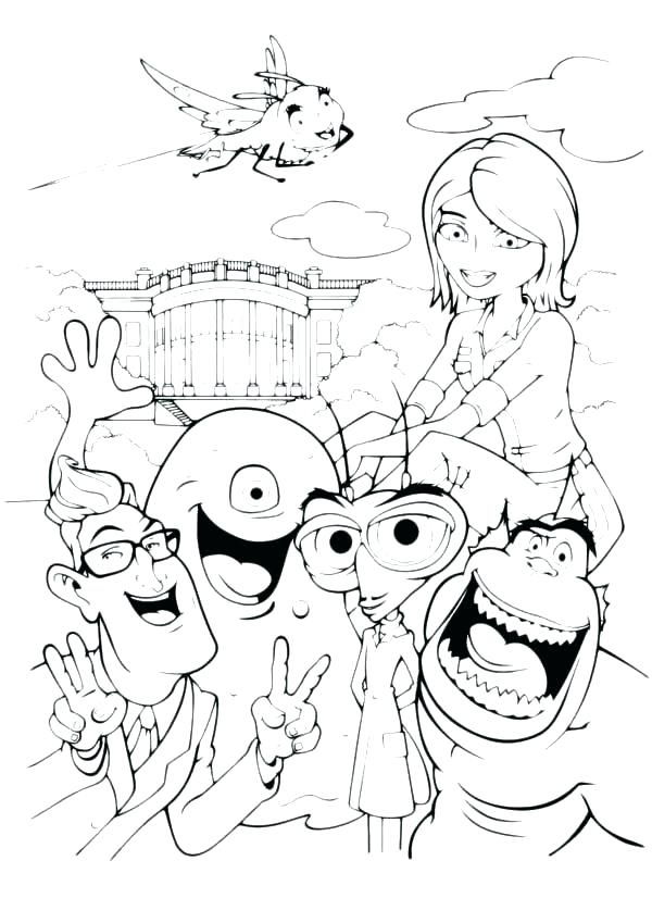 600x826 Alien Coloring Page Alien In Flying Saucer Alien Vs Predator