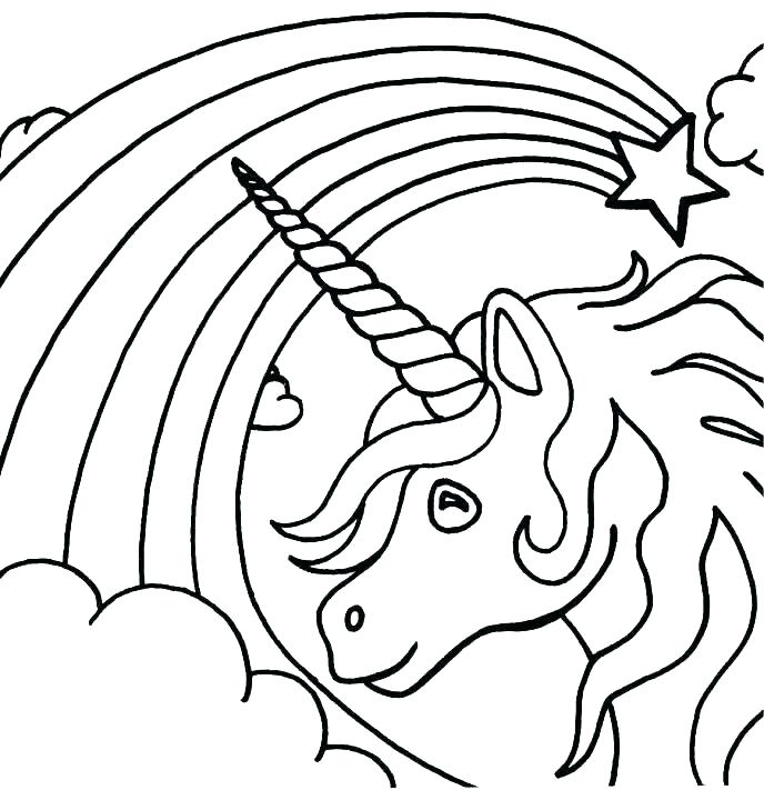 688x711 Free Unicorn Coloring Pages Unicorn Color Page Coloring Pages Free