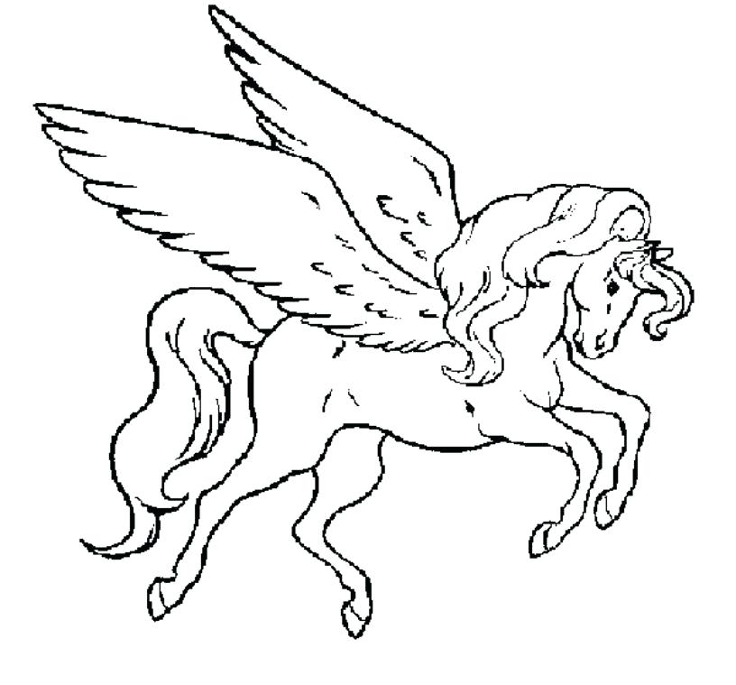 816x759 Unicorns Coloring Pages Printable Unicorn Coloring Page For Kids