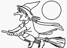 236x167 Halloween Paper Doll Witch Coloring Fun Scary Cute Brujo