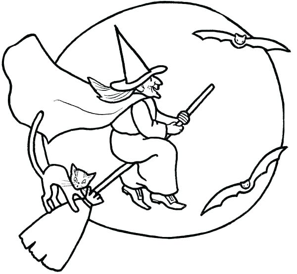 600x555 Enormous Coloring Pages Of Witches Cool Halloween Cute Dog