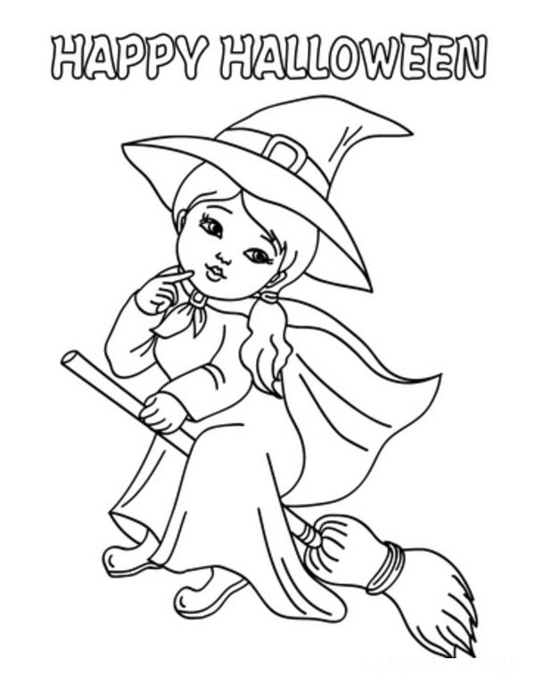 600x777 Halloween Coloring Pages! 100 Free, Halloween Coloring And Free
