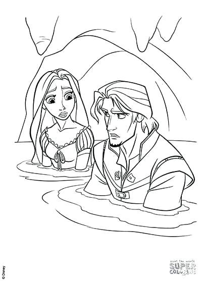 400x557 Tangled Coloring Pages Tangled Coloring Pages Flynn Rider Tangled