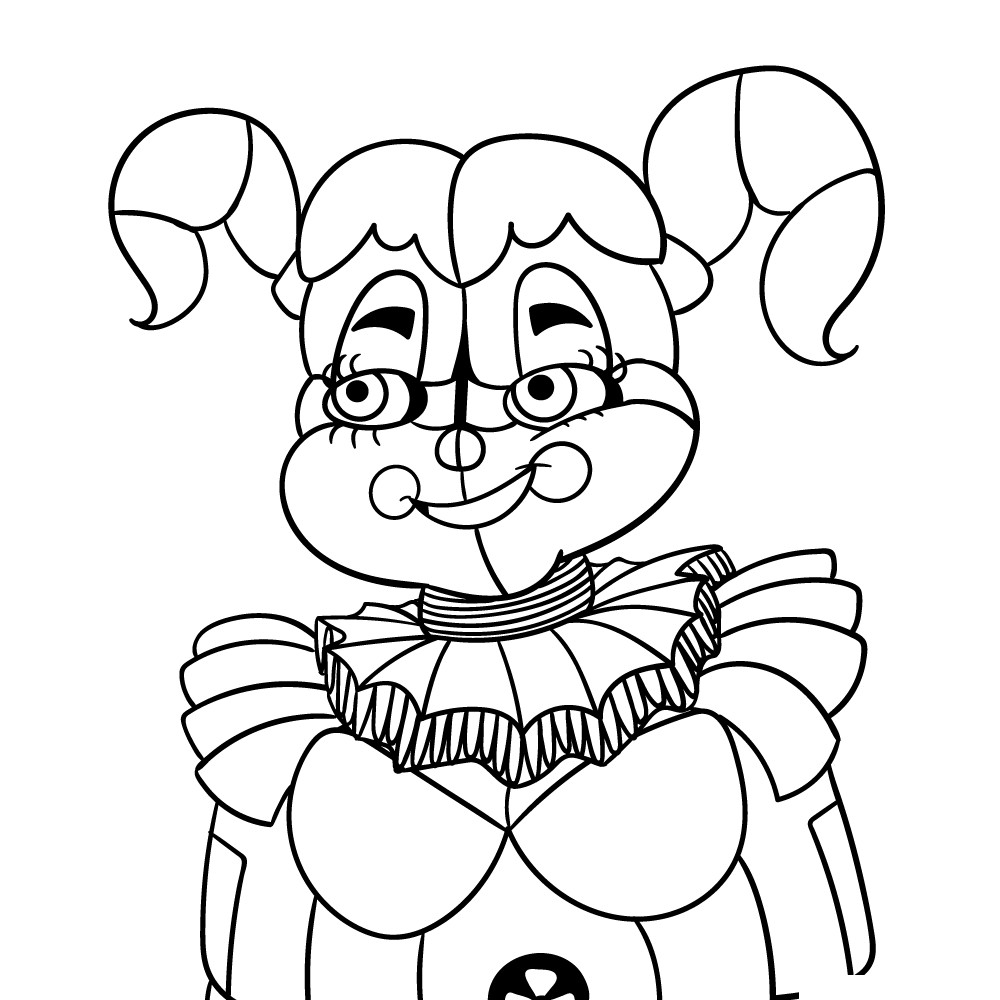 1000x1000 Inside Coloring Pages For Five Nights At Freddy S