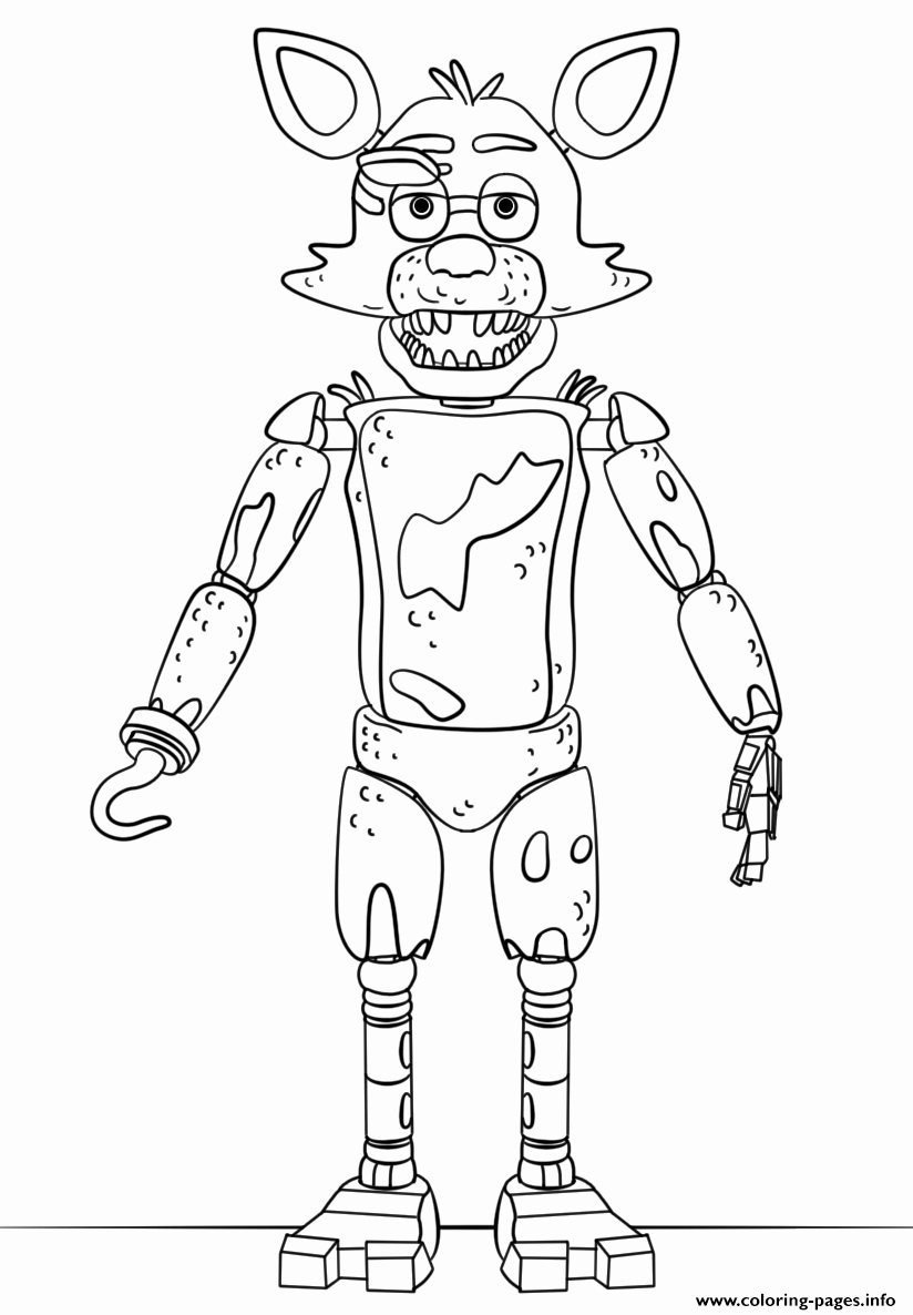 Fnaf Bonnie Coloring Pages