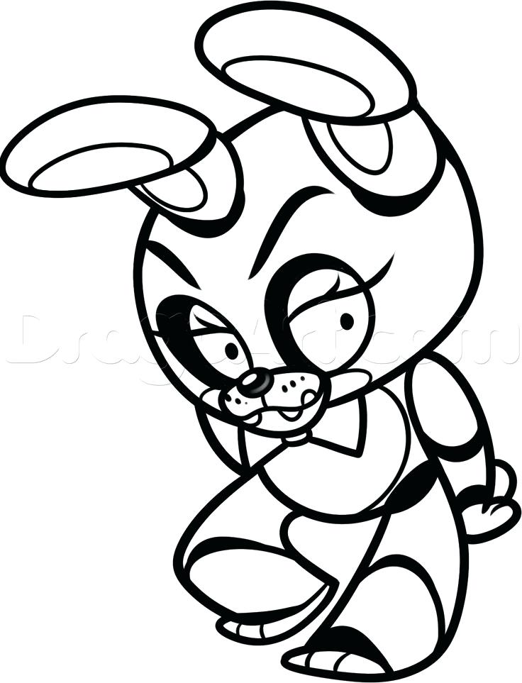 736x963 Gallery Bonnie The Bunny Coloring Page,