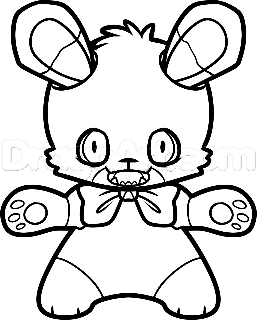 1048x1307 Printable How To Draw Bonnie From Five Nights